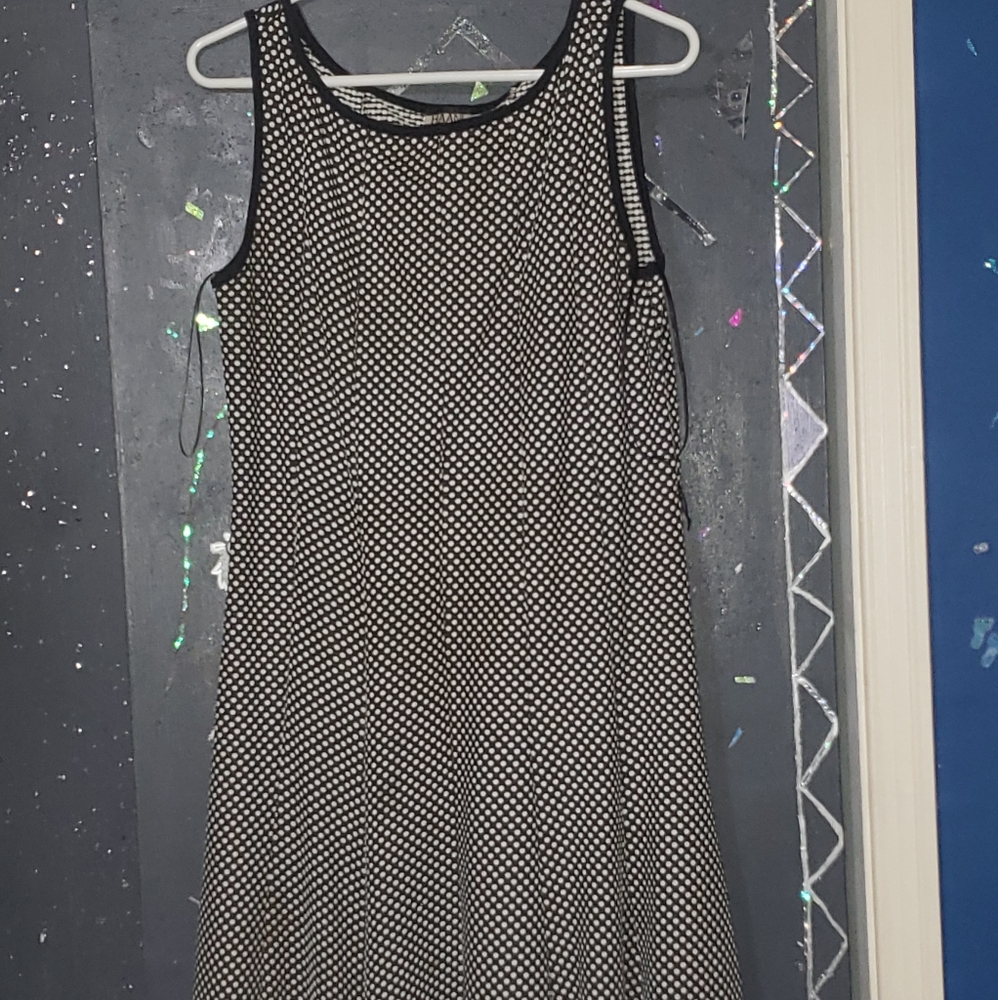 Retro style Black polka dot dress